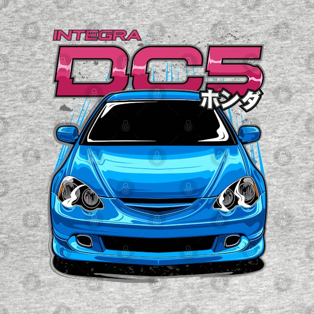 Integra DC5 Type R vector illustration for JDM car enthusiasts! by idrdesign